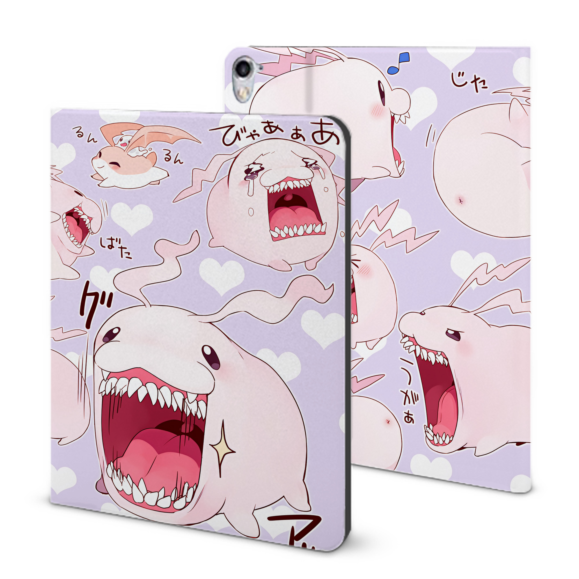 （画像用） Digimon デジタルモンスター/デジモン IPad ケース ブック型 PUレザー TPU 耐衝撃 軽量 薄型 ペン収納なし 全面保護 IPad 各モデル対応